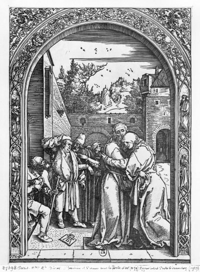 De ontmoeting van St. Anna en St. Joachim bij de Gouden Poort, uit de 